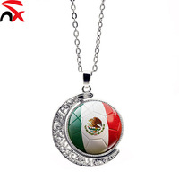 Collier drapeau de pays, collier de football américain pour femme, pendentif polyvalent et rotatif pour chaîne de pull, collier drapeau du Portugal