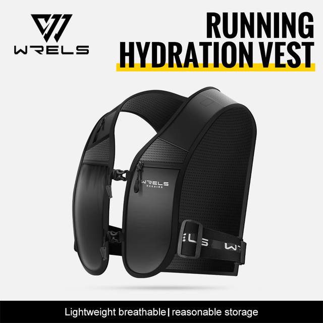 WRELS Hydration Vest Low MOQ Spot Goods Backpack Adjustable Large Capacity Outdoor Sports Running Professional Fitness Backpack