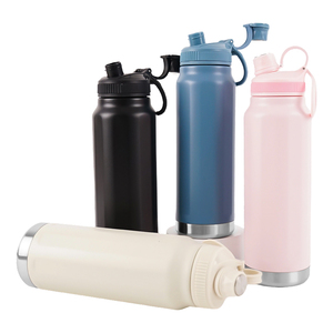 High Quality Custom Logo 800ml 1000ml 304 Stainless Steel Thermal Leak Proof Keep <b>Hot</b> or Cool Vacuum Flask with Handle - Product Image 3