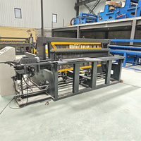 Ligne de production de machines à tisser des grilles métalliques pour l'exploitation minière à grande vitesse, contrôlée par PLC, entraînée par moteur, facile à utiliser