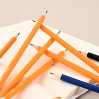 Crayons personnalisés avec gomme, pré-affûtés, 2 HB, crayons en bois jaunes doux pour l'écriture et le dessin, lot de 12, pour la rentrée scolaire