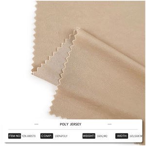 Bán buôn vải poly Jersey vải bắt chước vải lụa mềm tay cảm thấy telas cho Dresses quần - Product Image 2