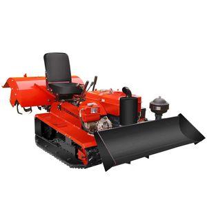 Dual-mục đích mini-tiller hạn hán nước và nông nghiệp mương làm cỏ cày 4WD bốn bánh lái xe bánh xích quay tiller - Product Image 4