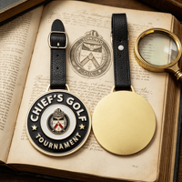 Nouvelle sacoche d'accessoires de golf légère, style vintage, avec logo embossé, design personnalisé gratuit, idéale pour les cadeaux promotionnels