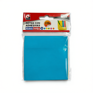 Blocs-notes fluorescents Erpsl 90x90mm 100 feuilles, fournitures de bureau adhésives - Product Image 1