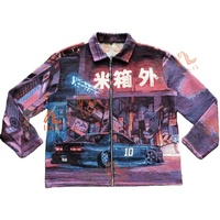 Veste en tapisserie pour homme, vêtements de basket-ball de haute qualité, tissage jacquard, couverture, grande taille, manteaux lourds pour hommes