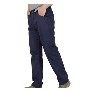 FR 의류 CAT2 아크 플래시 안전 난연 편안한 맞춤 탄성 허리 우레아 버튼 물/얼룩 방지 작업 바지 불꽃 - Product Image 3