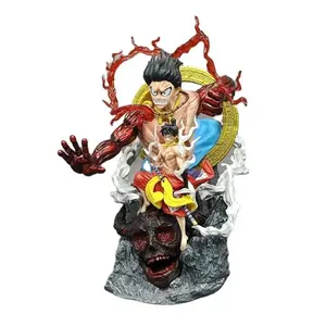 30cm One Pieced Gk Super Giant Ape King Gun Fourth Gear Luffy Anime Figure Pvc Action Figure Model Decoration Luffy Figure Toy