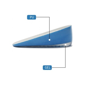 Semelles rehausseuses invisibles <span class=keywords><strong>en</strong></span> mousse PU à 3 épaisseurs avec inserts <span class=keywords><strong>en</strong></span> gel de <span class=keywords><strong>silicone</strong></span> pour augmenter la hauteur du talon - Product Image 4