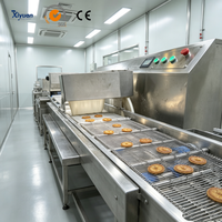 Biscuit chocolade-coatingmachine met roerfunctie, automatische temperatuurregeling, voor chocoladeverwerking