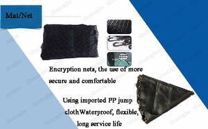 Cama trampolín interior grande segura de PVC plegable para niños adultos con red protectora - Product Image 6