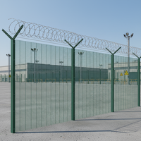 Valla de Seguridad Antiescalada de Hierro 358 de 3 m de Altura, en Oferta, para Prisiones y Centros Correccionales