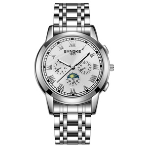 <span class=keywords><strong>Montre</strong></span> <span class=keywords><strong>à</strong></span> quartz <span class=keywords><strong>à</strong></span> trois aiguilles et six affichages, bracelet en acier, étanche, pour jeunes, loisirs, hommes et femmes, <span class=keywords><strong>montre</strong></span> de bureau - Product Image 1