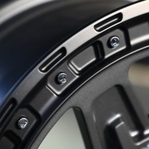 HTOR NEW Six Spoke cekung desain 17 Inch 8.5J 4x4 Forged Wheel Rims 6*139.7 Offroad negatif Offset-12 Hub Mags Black Finish - Product Image 6