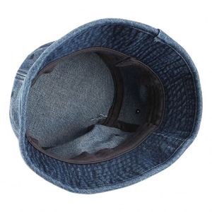 Unisex Fashion Denim Bucket Hat New Wear Edge 100% Cotton Auto-targeted for Adults Kids for Beach Fisherman Automotive - Product Image 4