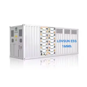 Outdoor Battery Cabinet Bess 1MWh 5MWh 10MWh Solar Battery Energy Storage System Cooling System