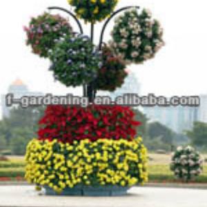 Jardinera para Proyectos de Paisajismo, Jardinera en Forma de Torre de Flores, Jardinera Esférica de Plástico para Jardín - Product Image 2