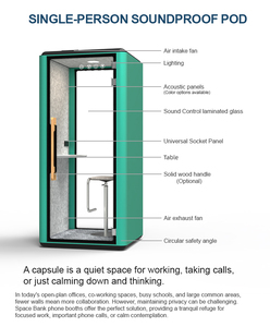 <span class=keywords><strong>Cabine</strong></span> de travail privée préfabriquée en vente chaude, <span class=keywords><strong>cabine</strong></span> téléphonique, <span class=keywords><strong>cabine</strong></span> insonorisée mobile, facile à installer - Product Image 2
