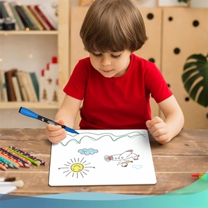 24 gói 9x12 inch hai mặt khô xóa bảng <span class=keywords><strong>mini</strong></span> bảng trắng cho sinh viên & giáo viên lớp học sử dụng - Product Image 6