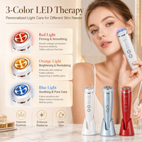 Dispositivo de Belleza 6 en 1, Herramientas para Lifting Facial, Masajeador Facial Frío y Caliente, Equipo de Belleza para Uso Doméstico, Dispositivo para Lifting Facial, Varita Masajeadora para Ojos