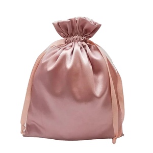 Sac à poussière en satin mat écologique avec cordon de serrage, logo personnalisé, 15*20cm, emballage cadeau - Product Image 1