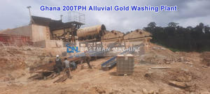 Komplett set Placer Alluvial Tragbare Mobile Gold waschanlage Bergbau Trommel waschanlage zum Verkauf - Product Image 5