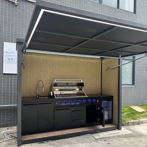 Nuovi Arrivi <span class=keywords><strong>Cucina</strong></span> da Esterno Impermeabile Personalizzata con Griglia BBQ in Acciaio Inox per Giardino/Cortile con Tettoia - Product Image 4