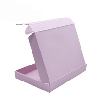 Boîtes d'emballage personnalisées imprimées sur mesure, auto-adhésives, rose clair, estampées à chaud or, pour bijoux, avec fermeture éclair, pour expédition et cadeaux