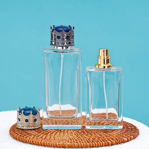 Flacon pulvérisateur vide en verre pour parfum, carré unique, 30 ml, 50 ml, 100 ml, bouchon de luxe avec boîte - Product Image 6