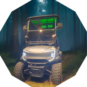 รถกอล์ฟไฟฟ้าลิเธียมขนาด4500W 6ที่นั่งสำหรับคลับได้รับการอนุมัติจาก CE - Product Image 3