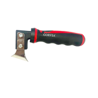 GORVIA CTR-32 Outil professionnel de décapage de mastic, kit de grattoirs en silicone pour le nettoyage des joints de salle de bain et de cuisine, outils de rénovation et de décapage de produits d'étanchéité