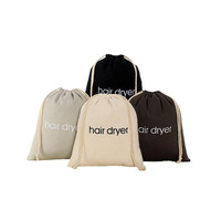 Sac en toile de jute, petit sac en tissu de coton, sac de rangement avec cordon de serrage, impression personnalisée en coton et lin