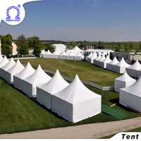 Tonnelle Pagode à Toit Haut Personnalisée en Usine, avec Couverture en PVC Imperméable et Résistante aux UV, Structure en Aluminium, pour Mariages, Fêtes et Expositions