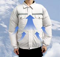 Gilet de refroidissement semi-conducteur avancé 5V 12V, veste climatisée portable avec technologie de module de refroidissement détachable