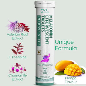 <span class=keywords><strong>Comprimés</strong></span> effervescents de mélatonine OEM ODM avec supplément d'extrait de camomille pour adultes favorisant un sommeil profond et un sommeil sain - Product Image 3