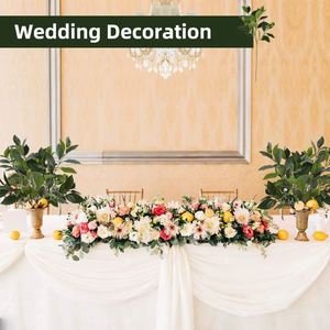 Nueva Llegada de Hojas de Jazmín Africanas Artificiales de Látex, Ecológicas, para Decoración de Bodas, Navidad, Año Nuevo, Sala de Estar y Jardín - Product Image 3