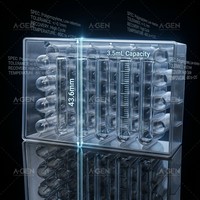Plaque de laboratoire en polypropylène à 48 puits ronds, fond en U, format unique et irrégulier, pour la recherche scientifique