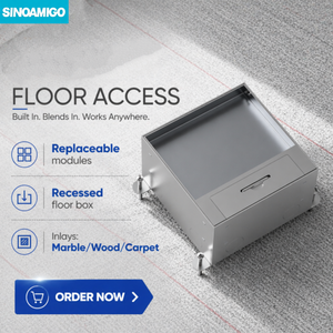 SINOAMIGO Cajas de Suelo Elevado con Tapa y Alfombra - Product Image 1