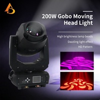 Projecteur LED mobile 3-en-1 200W Beam Wash Spot pour DJ et discothèque