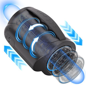 Masturbatore Elettrico Telescopico Whirlwind Airplane Cup per Uomo, 10 Frequenze di Impatto, Dispositivo per Esercizi Maschili, Divertimento per Adulti - Product Image 2