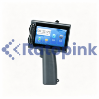 Imprimante à jet d'encre portable Ratopink T10 avec écran tactile de 4,3 pouces, codeur par lots portable pour encre à base d'eau/huile/UV, cartouche de 42 ml