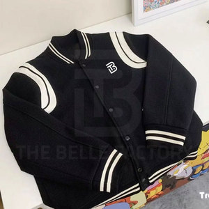 แจ็กเก็ตมีฮู้ดสำหรับผู้หญิงเสื้อแจ็คเก็ตสไตล์มหาวิทยาลัยไซส์ใหญ่พิเศษทำโลโก้ผ้าปากีสถาน - Product Image 6