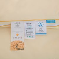 Ruban de satin soyeux, lisse et durable pour oreillers et literie – Étiquette écologique, imperméable, personnalisable pour textiles de maison, taille et couleur sur mesure