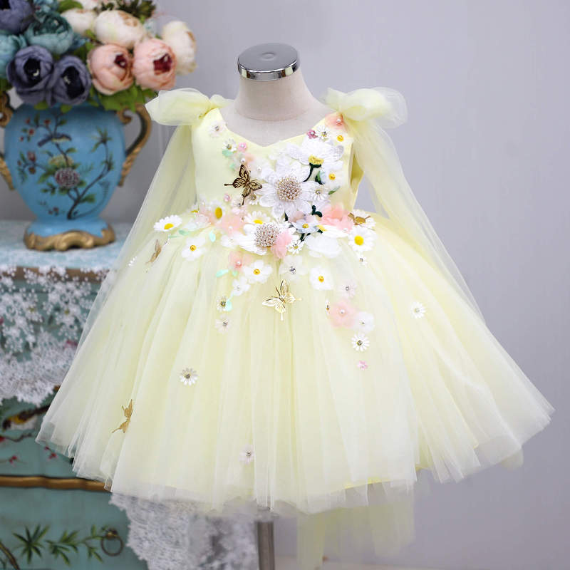 Girls Baby Mesh Sleeveless Birthday Party