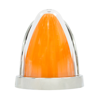 Feux LED pour camion à lentille en verre, clair, rouge, ambre, haute luminosité, type pastèque, pour semi-remorque, 12V 24V