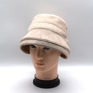 Chapeau seau en daim vintage personnalisé Taille unique Accessoire de mode pour femmes - Product Image 5
