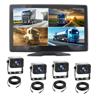 YWX usine en gros 6 CH AI IP68 étanche True Color Vision nocturne 10.1 pouces écran tactile voiture camion DVR pour la gestion de flotte