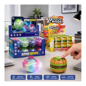 Juguete Novedoso de Giroscopio Mecánico con Forma de Hamburguesa a Granel para Exhibición en Estanterías y Colección para Importadores, Mayoristas y Tiendas Especializadas - Product Image 3