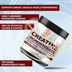 Creatina Monohidrato Micronizada de Marca Privada, Polvo Puro de 200 Mesh, Suplemento para Aumentar Masa Muscular, Suplementos Naturales a Base de Hierbas en Polvo - Product Image 3