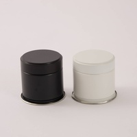 Boîte de thé matcha personnalisée en couleur, diamètre 60/73, 30g/40g, impression offset 4 couleurs CMYK, qualité alimentaire, couvercle facile à ouvrir